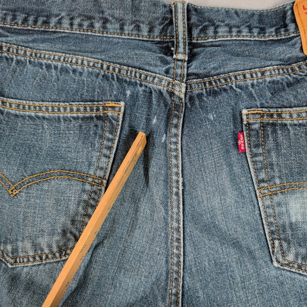 Levi's‎ 514 Jeans Mens 36x29 Blue Straight Fit Denim Casual Classic Workwear